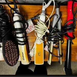 Lot of vintage Hair Straighteners and+, paid over a 1000.00 for all at the time